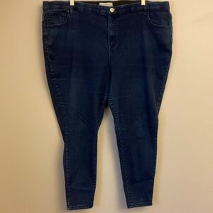 💜ELOQUII Denim elastic waist Jeggings size 26